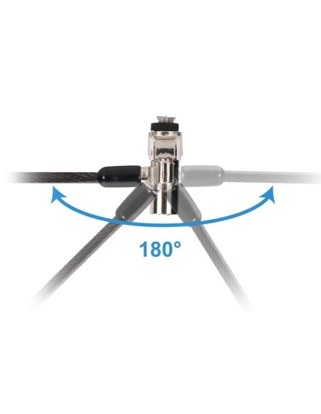Conceptronic CUSTODIO02BNM cavo di sicurezza Nero 1,8 m