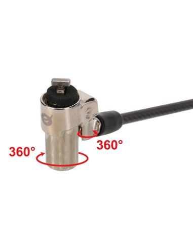 Conceptronic CUSTODIO02BSM cavo di sicurezza Nero 1,8 m