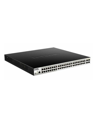 D-Link DGS-1210-52MP ME E switch di rete Gestito L2+ Gigabit Ethernet (10 100 1000) 1U Nero, Grigio