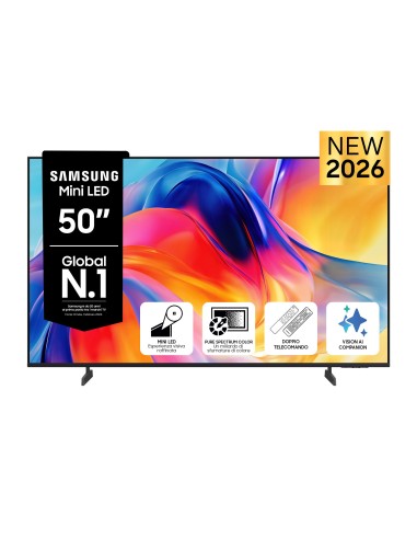 Samsung Mini LED AI TV 50" UE50M70HAUXZT 4K, Processore Mini LED 4K, 4K Upscaling, Color Booster, OTS Lite, Metal Stream