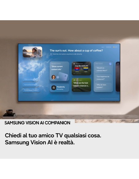 Samsung OLED AI TV 77" QE77S90HATXZT 4K, Processore NQ4 AI Gen3, 4K AI Upscaling Pro, Glare Free, OLED HDR+, Motion Xcelerator