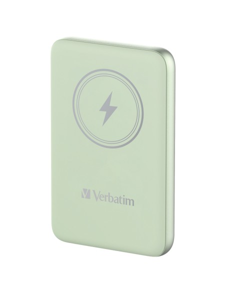 Verbatim Charge 'n' Go Polimeri di litio (LiPo) 10000 mAh Carica wireless Verde