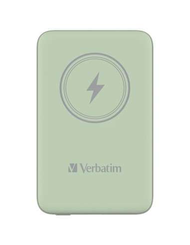 Verbatim Charge 'n' Go Polimeri di litio (LiPo) 10000 mAh Carica wireless Verde