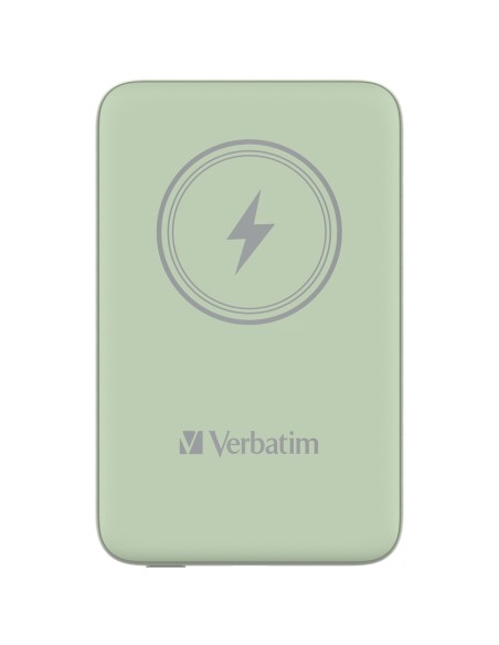 Verbatim Charge 'n' Go Polimeri di litio (LiPo) 10000 mAh Carica wireless Verde