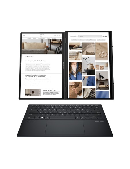 ASUS Zenbook Duo OLED UX8406MA-PZ286W Intel Core Ultra 7 155H Ibrido (2 in 1) 35,6 cm (14") Touch screen 3K 16 GB LPDDR5x-SDRAM