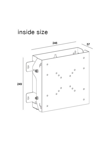 Multibrackets 1831 accessorio per supporto AV Scatola per supporto AV