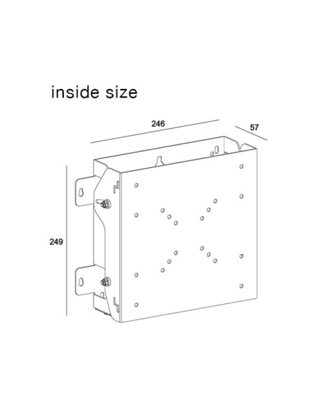 Multibrackets 1831 accessorio per supporto AV Scatola per supporto AV