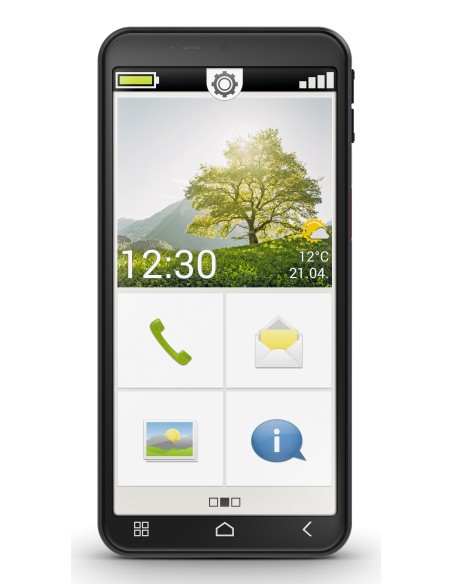 Emporia Smart.7lite 13,8 cm (5.45") SIM singola Android 16.0 4G USB tipo-C 6 GB 128 GB 3500 mAh Nero