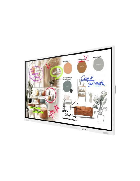 Samsung WM85FX lavagna interattiva 2,16 m (85") 3840 x 2160 Pixel Touch screen Grigio, Bianco HDMI