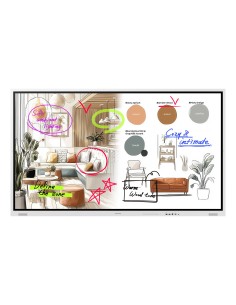 Samsung WM75FX lavagna interattiva 190,5 cm (75") 3840 x 2160 Pixel Touch screen Grigio, Bianco HDMI