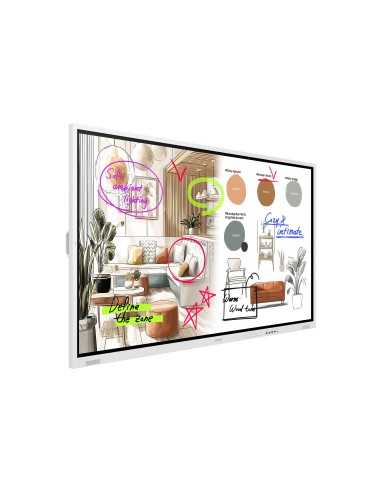 Samsung WM75FX lavagna interattiva 190,5 cm (75") 3840 x 2160 Pixel Touch screen Grigio, Bianco HDMI