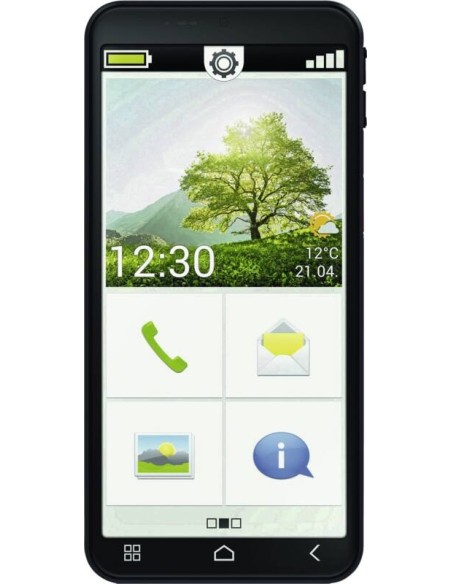 Emporia SMART.ME7 13,8 cm (5.45") SIM singola Android 15 4G USB tipo-C 6 GB 128 GB 3500 mAh Nero