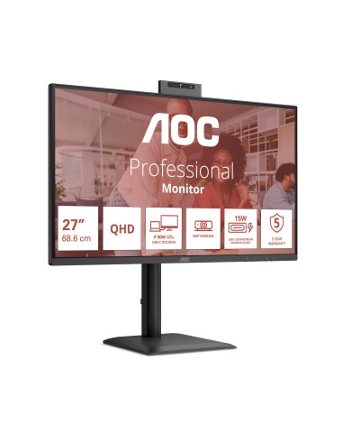 AOC Q27E4CW Monitor PC 68,6 cm (27") 2560 x 1440 Pixel Quad HD LCD Nero