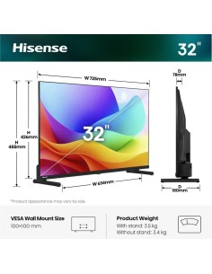 Hisense 32A59S 81,3 cm (32") Full HD Smart TV Wi-Fi Nero 2
