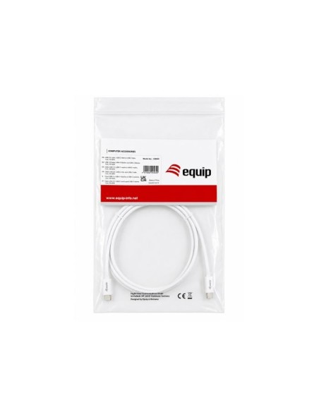 Equip 128842 cavo USB USB 2.0 1 m USB C 0,48 Gbit s 60 W Bianco