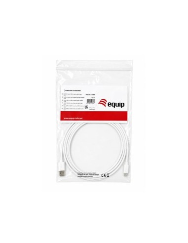 Equip 128848 cavo USB USB 2.0 2 m USB A USB C 0,48 Gbit s Bianco