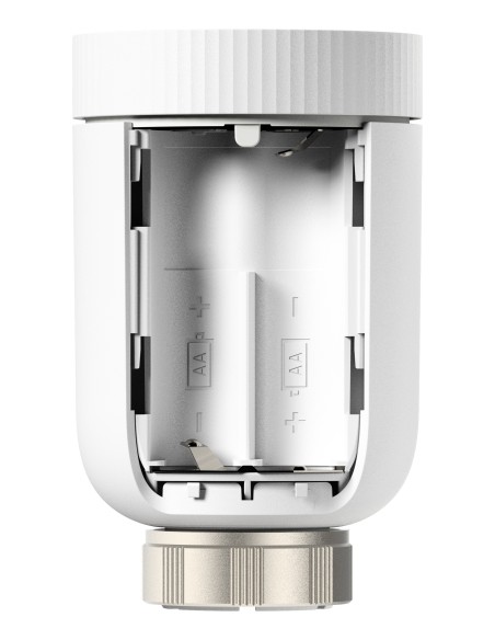 Imou TRV1 Kit. Comprende hub ZG2-EU e valvola TRV1 con 6 adattatori di montaggio, rilevamento finestra aperta, protezione