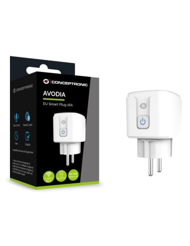 Conceptronic AVODIA01W presa intelligente Casa Bianco