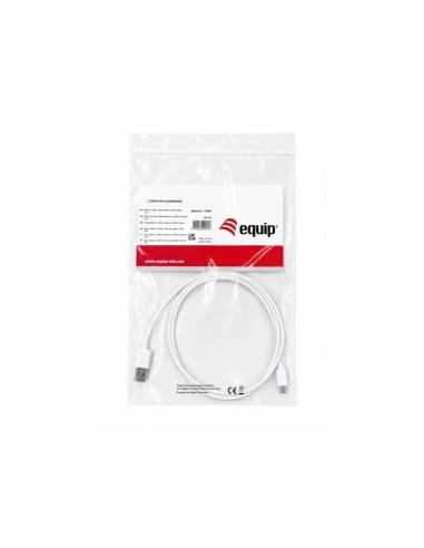 Equip 128847 cavo USB USB 2.0 1 m USB A USB C 0,48 Gbit s Bianco