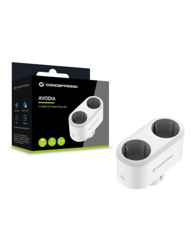 Conceptronic AVODIA02W presa intelligente Casa Bianco