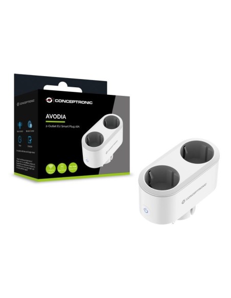 Conceptronic AVODIA02W presa intelligente Casa Bianco