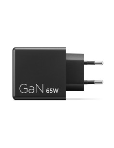 Lenovo Dual USB-C 65W GaN Charger, alimentatore compatto da muro con doppia Type-C, cavo USB-C 1,5 m incluso - ideale per