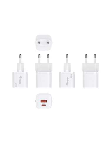 Equip 245526 Caricabatterie per dispositivi mobili Universale Bianco AC Ricarica rapida Interno