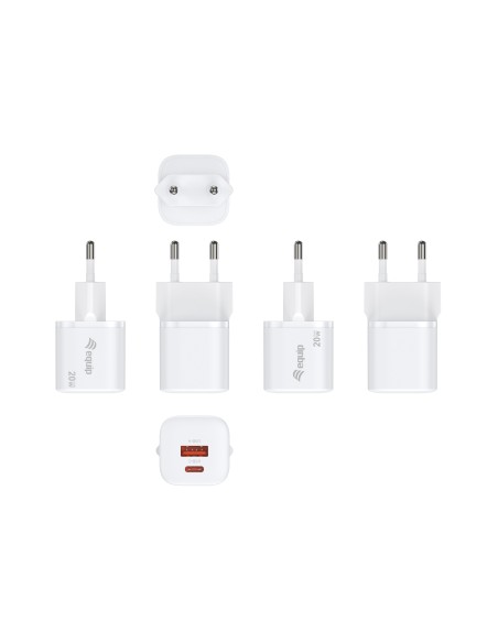 Equip 245526 Caricabatterie per dispositivi mobili Universale Bianco AC Ricarica rapida Interno