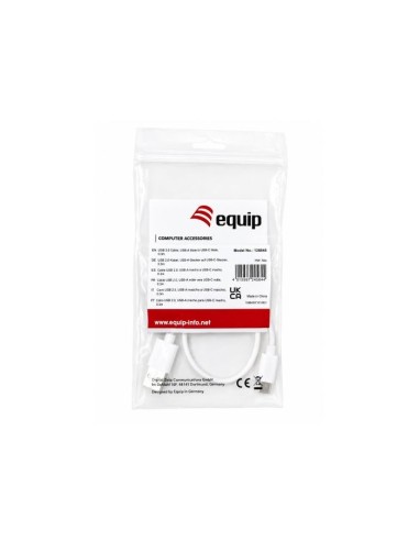 Equip 128845 cavo USB USB 2.0 0,3 m USB A USB C 0,48 Gbit s Bianco