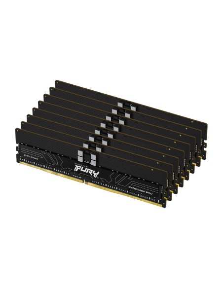 Kingston Technology FURY 128GB 7200MT s DDR5 ECC Reg CL38 DIMM (Kit of 8) Renegade Pro Black