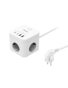 Equip 245557 prolunghe e multiple 2 m 3 presa(e) AC Interno Bianco