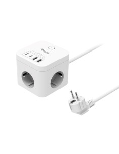 Equip 245557 prolunghe e multiple 2 m 3 presa(e) AC Interno Bianco 2