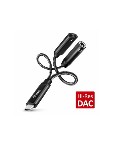 Equip 133470 USB-C USB-C   3.5mm Audio Nero