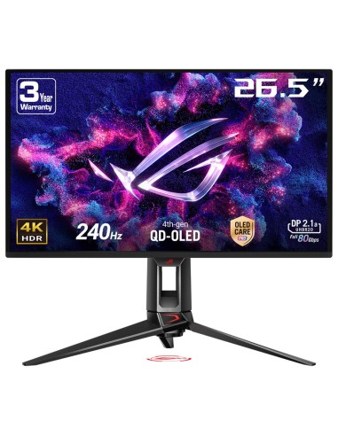 ASUS ROG Swift OLED PG27UCDM Monitor PC 67,3 cm (26.5") 3840 x 2160 Pixel 4K Ultra HD QD-OLED Nero