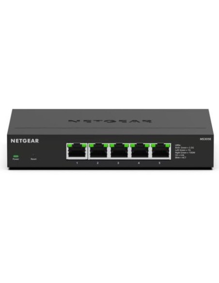 NETGEAR MS305E Non gestito 2.5G Ethernet (100 1000 2500) Nero
