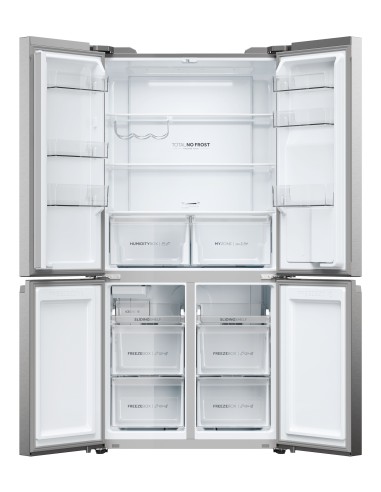 Haier HCR5919EHMP Libera installazione 525 L Platino, Acciaio inox