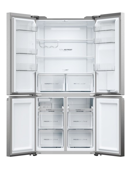 Haier HCR5919EHMP Libera installazione 525 L Platino, Acciaio inox
