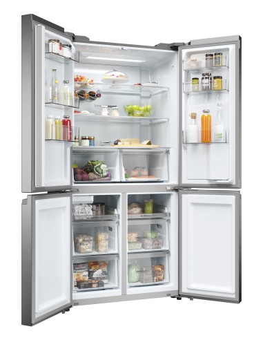 Haier HCR5919EHMP Libera installazione 525 L Platino, Acciaio inox