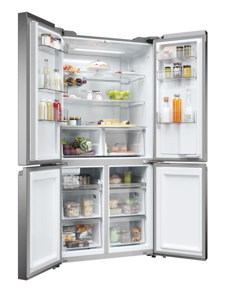 Haier HCR5919EHMP Libera installazione 525 L Platino, Acciaio inox