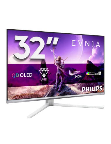 Philips Evnia 8000 32M2N8900P 00 Monitor PC 80 cm (31.5") 3840 x 2160 Pixel 4K Ultra HD QD-OLED Bianco