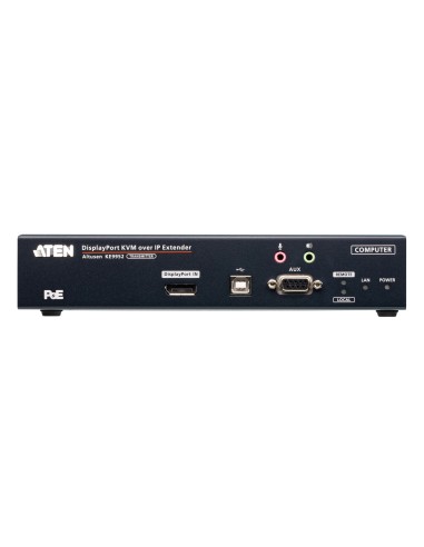 ATEN Trasmettitore KVM over IP 4K DisplayPort a display singolo con PoE
