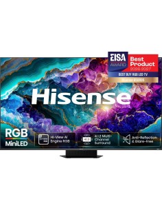 Hisense Smart TV RGB MiniLED 170Hz 65" 4K 65UR9S, Schermo Anti-Riflesso, 100% BT2020, Dolby Atmos 4.1.2 By Devialet, Dolby