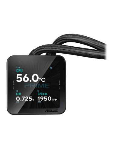 ASUS PRIME SLC II 360 ARGB LCD Processore Raffreddatore di liquidi tutto in uno 12 cm Nero 1 pz