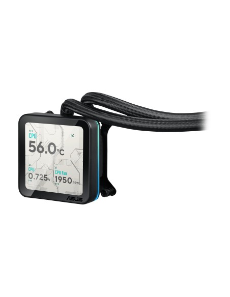 ASUS PRIME SLC II 360 ARGB LCD Processore Raffreddatore di liquidi tutto in uno 12 cm Nero 1 pz