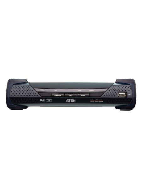ATEN Ricevitore KVM over IP 4K DisplayPort a display singolo con PoE