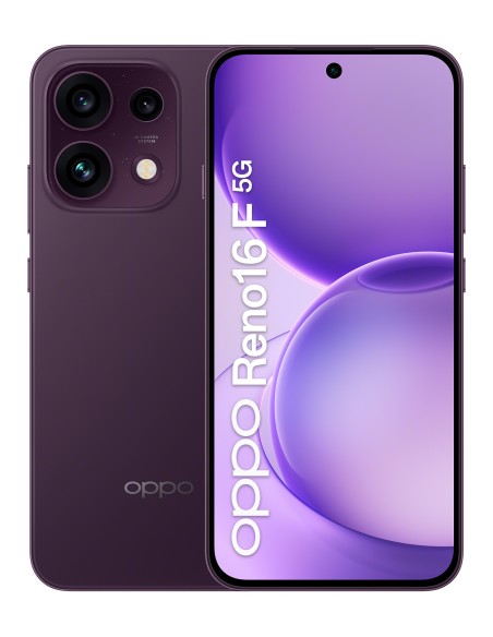 OPPO Reno16 F 5G AI Smartphone, Tripla fotocamera 50+8+50MP, Selfie 50MP, Display 6.57” 120HZ AMOLED FHD+, 6500mAh, RAM