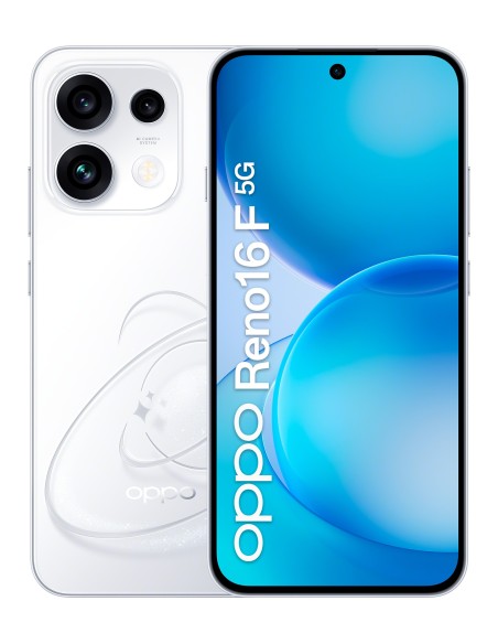 OPPO Reno16 F 5G AI Smartphone, Tripla fotocamera 50+8+50MP, Selfie 50MP, Display 6.57” 120HZ AMOLED FHD+, 6500mAh, RAM