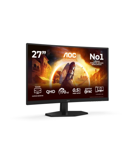 AOC G4 Q27G42ZE Monitor PC 68,6 cm (27") 2560 x 1440 Pixel Quad HD LED Nero, Rosso