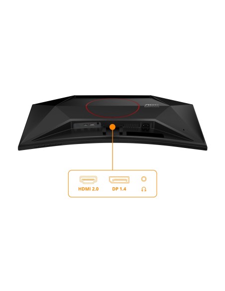 AOC G4 Q27G42ZE Monitor PC 68,6 cm (27") 2560 x 1440 Pixel Quad HD LED Nero, Rosso