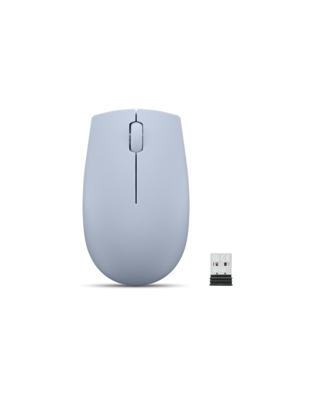 Lenovo Mouse wireless 300 compatto (Blu Ghiaccio)
